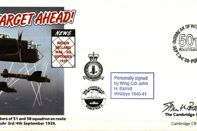 Whitley cover Signed J H Barrett