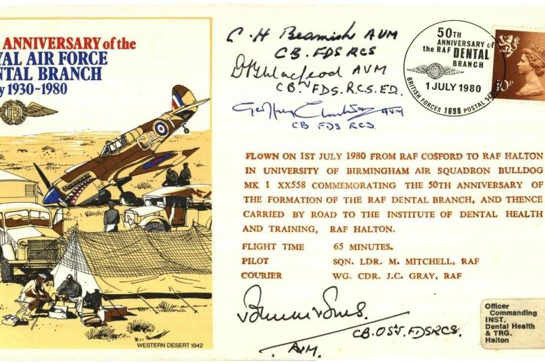 RAF Dental Branch cover Sgd AVM Beamish