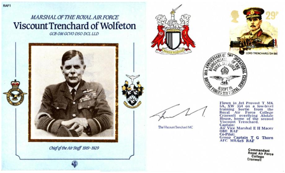Commanders Cover Signed Trenchard