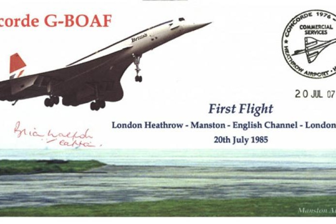 Concorde cover Sgd Brian Walpole