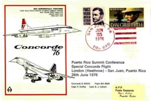 Concorde cover Heathrow-San Juan