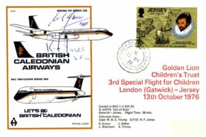 British Caledonian Airways cover Sgd crew