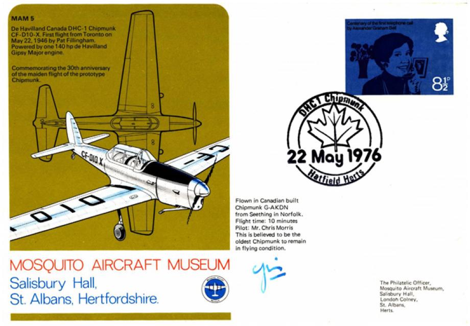 Mosquito Aircraft Museum cover Sgd C Morris