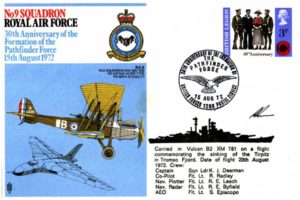 No 9 Squadron cover Pilot signed by K J Dearman