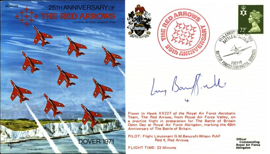 Red Arrows cover Sgd by G M Bancroft-Wilson
