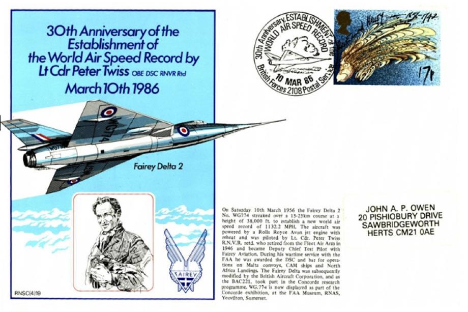 World Air Speed Record by Peter Twiss cover