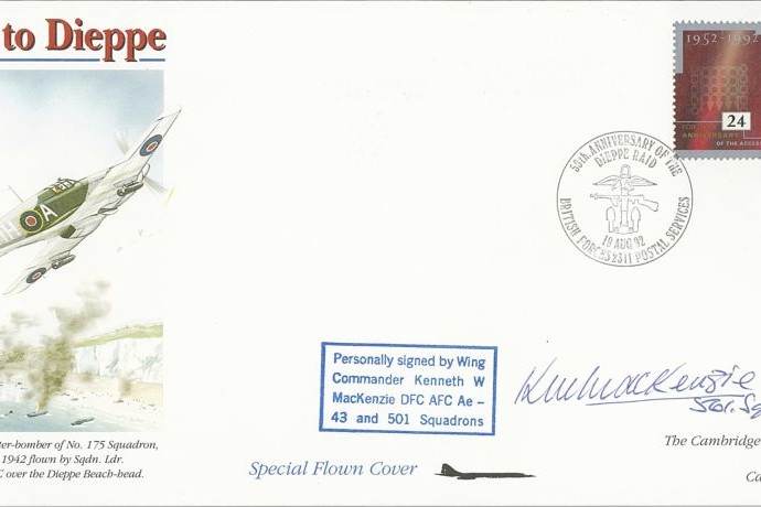 Battle of Britain cover Sgd MacKenzie a BoB pilot with 43 Sq