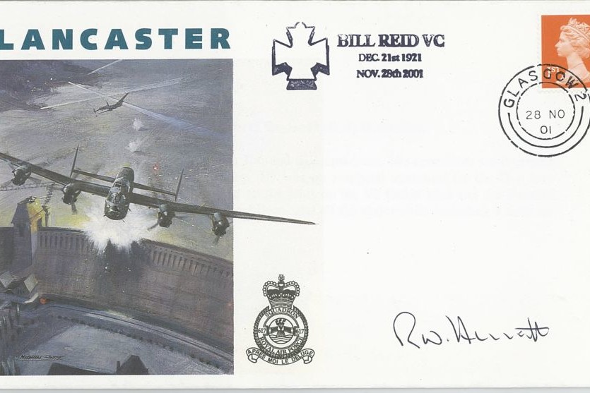 Dambusters 617 Squadron Cover Signed R Hunnisette
