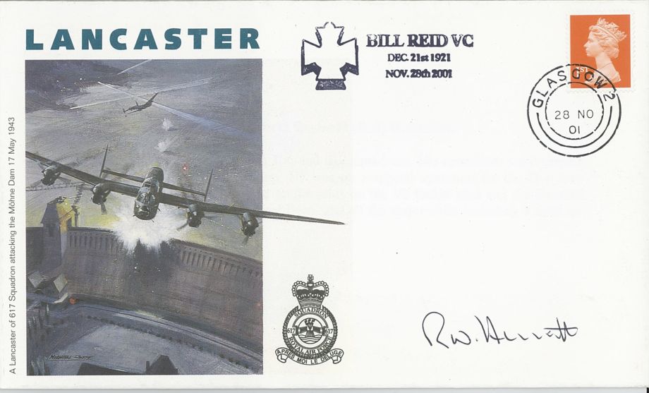 Dambusters 617 Squadron Cover Signed R Hunnisette