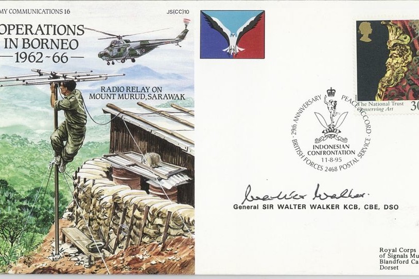 Operations in Borneo cover Sgd Gen Sir W Walker