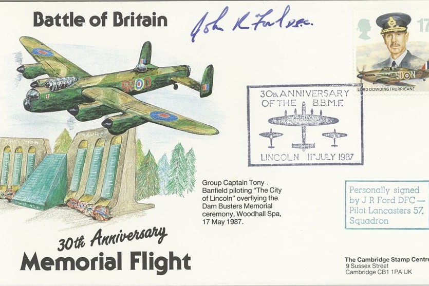 BBMF 30th Anniversary Cover Signed J R Ford 57 Squadron