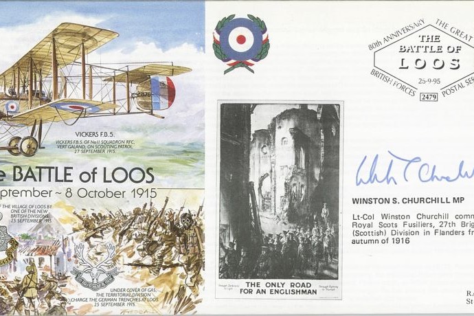 Battle of Loos cover Sgd W Churchill
