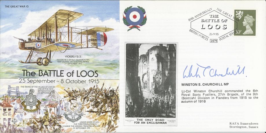 Battle of Loos cover Sgd W Churchill