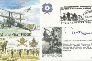 Arras and Vimy Ridge cover Sgd son of Montgomery