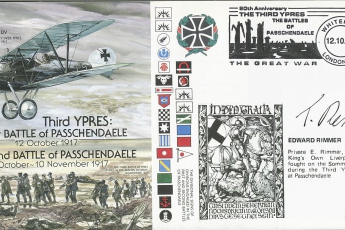 Ypres - Battle of Passchendaele cover Sgd E Rimmer