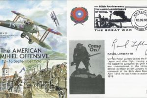 American St Mihiel Offensive cover Sgd R Lufbery
