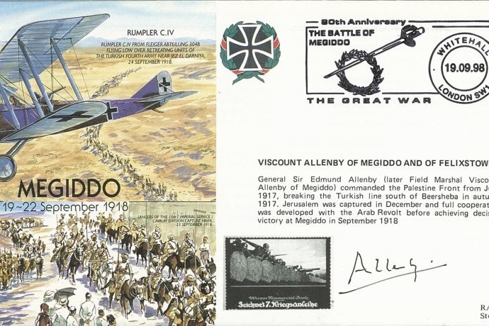 Megiddo cover Sgd 3rd Viscount Allenby