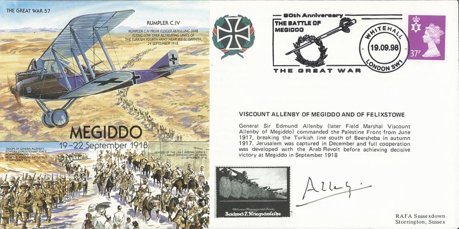 Megiddo cover Sgd 3rd Viscount Allenby