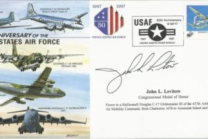 50th Anniversary of the USAF cover Sgd J L Levitow
