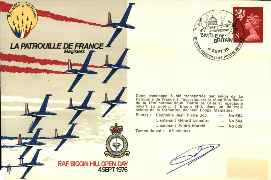 Patrouille de France Magisters cover Sgd pilot