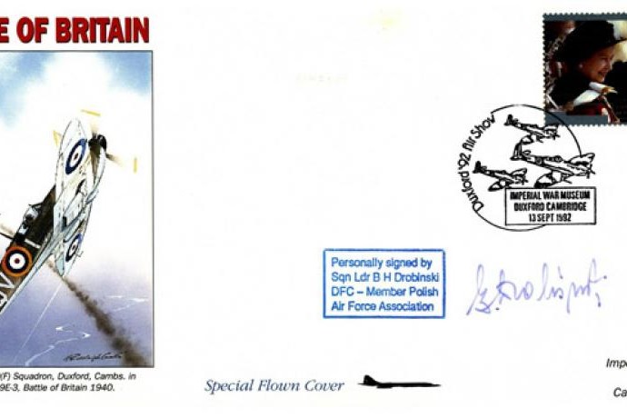 Battle of Britain cover Sgd Polish BoB Pilot B H Drobinski