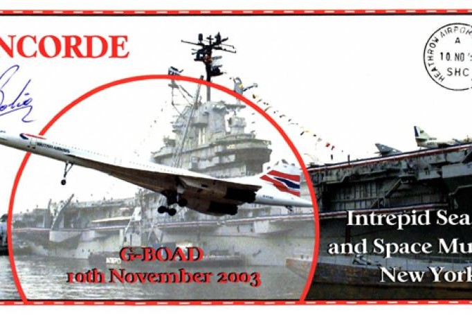 Concorde Cover Signed Les Brodie