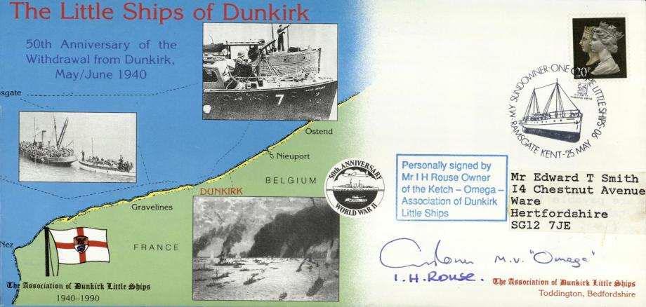 Dunkirk Little Ships cover Sgd I H Rouse