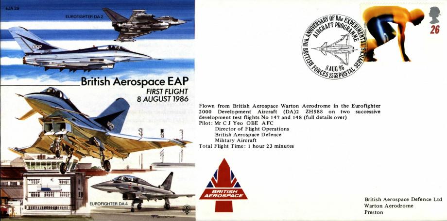 British Aerospace EAP cover