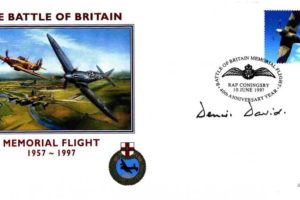 Battle of Britain cover Sgd D David a BoB Pilot 87 Sq