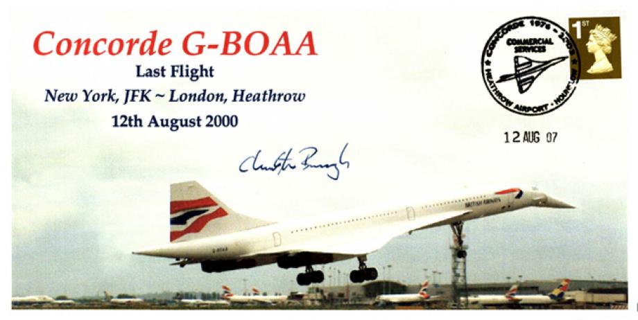 Concorde cover Sgd Chris Burrough