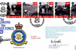 206 Squadron FDC Signed by GC R W Joseph the OC of 206 Squadron