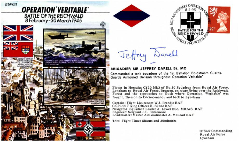 Operation Veritable cover Sgd Brig Sir J Darell