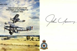 Fairey Fox cover Signed by cover artist John Young