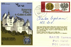 Colditz Cover Signed Charles Upham VC And Bar
