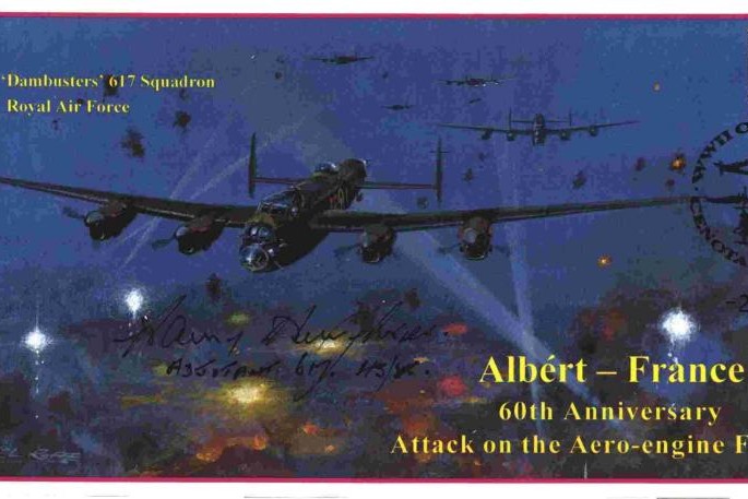 Dambusters 617 Squadron Cover Signed Squadron Adjutant H Humphries
