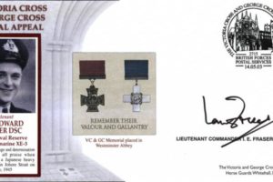 Victoria Cross cover Signed Ian Fraser VC