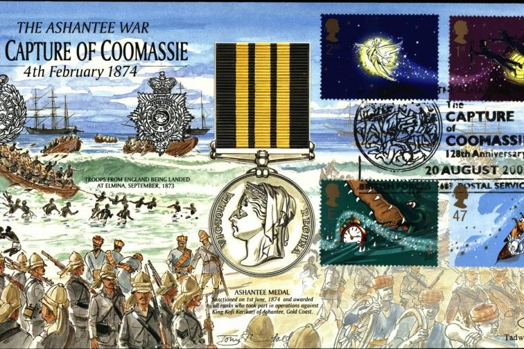 Capture of Coomassie cover Ashanti Medal 1874