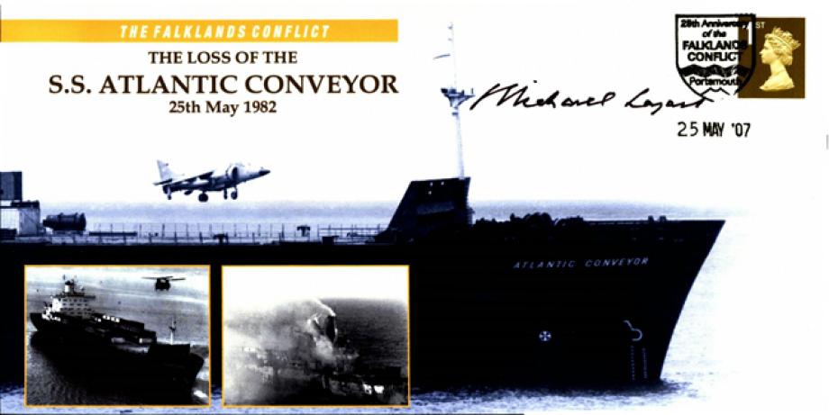 Falklands Cover SS Atlantic Conveyor