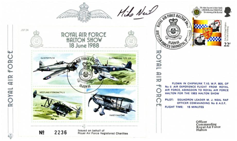 RAF Halton cover Sgd M J Neal