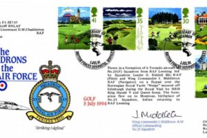XXV Squadron FDC Signed by WC J Middleton the OC of 25 Squadron