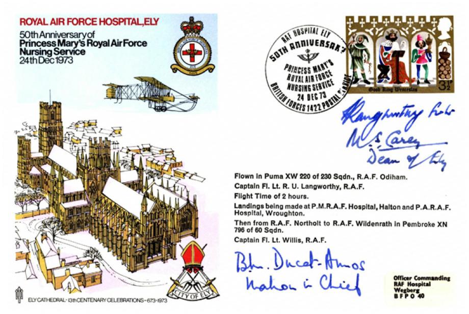 RAF Hospital Ely cover Sgd M S Carey Ducat-Amos and Langworthy