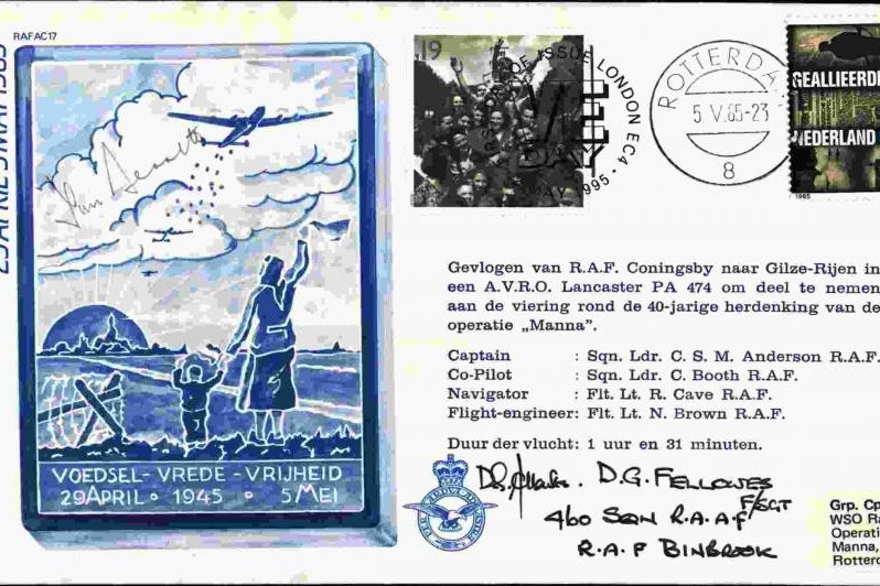 Dambusters 617 Squadron Cover Signed Thomas Bennett And D G Fellowes