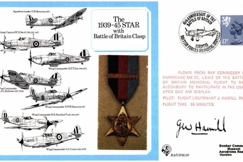 1939-1945 Star with Battle of Britain Clasp cover 