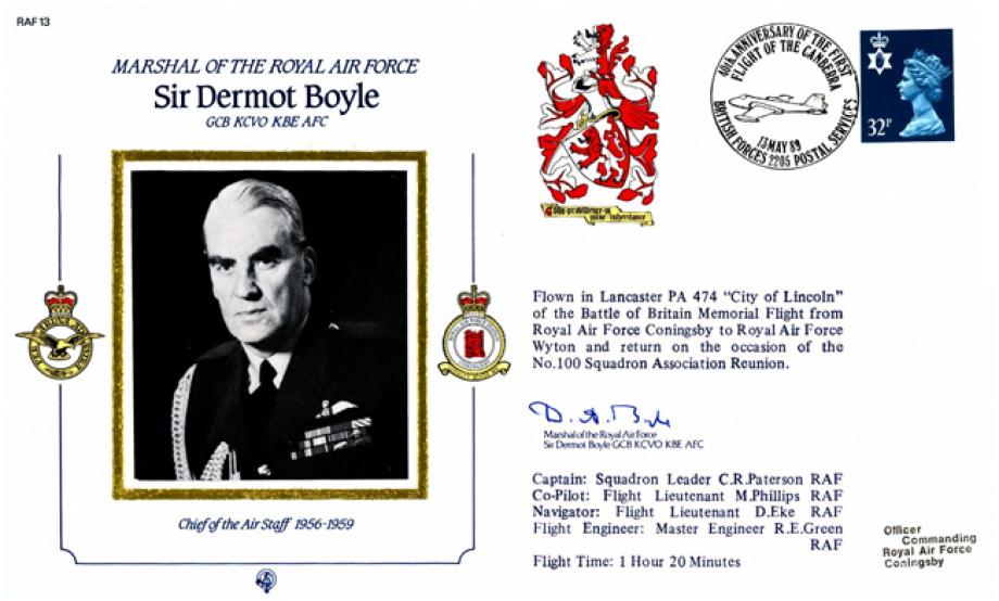 Commanders cover Sgd Sir Dermot Boyle