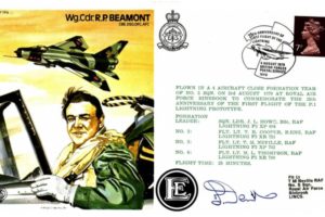 R P Beamont the Test Pilot cover Sgd T M Neville