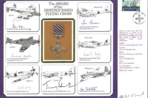The Award of the Distinguished Flying Cross. Large signed cover