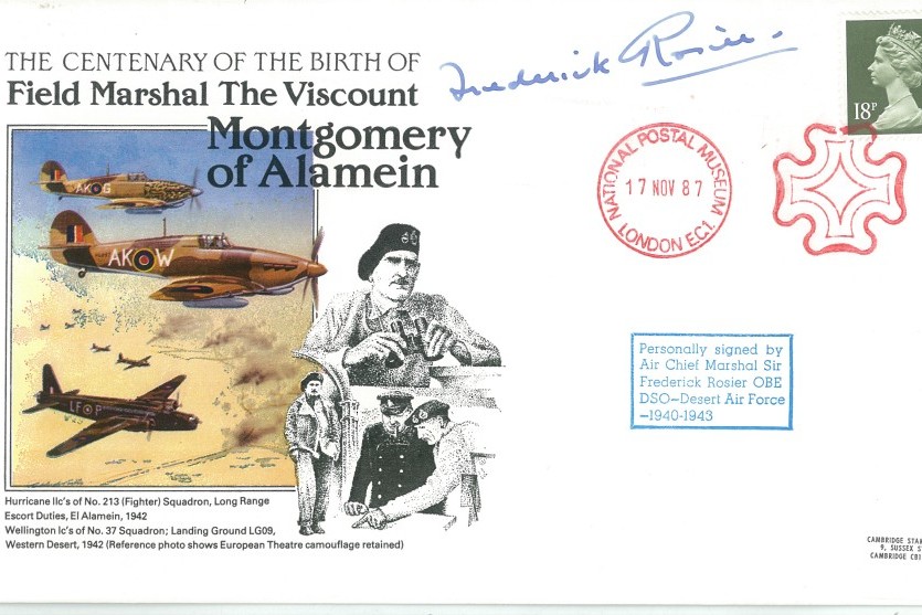 Montgomery of Alamein cover Sgd Sir F Rosier