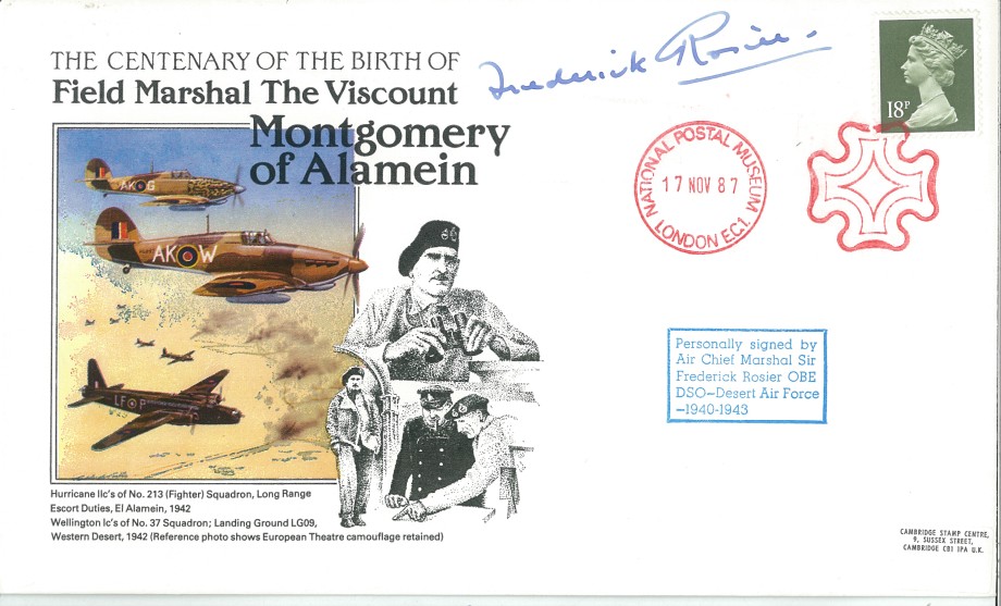 Montgomery of Alamein cover Sgd Sir F Rosier