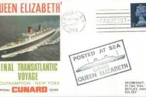 Queen Elizabeth cover Final crossing 1968