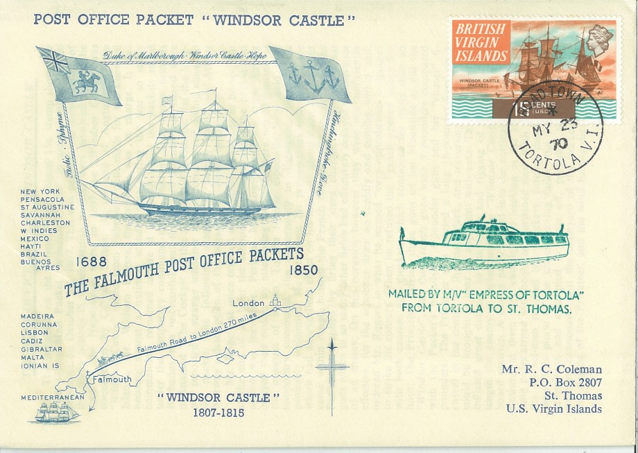 Post Office Packet Windsor Castle cover